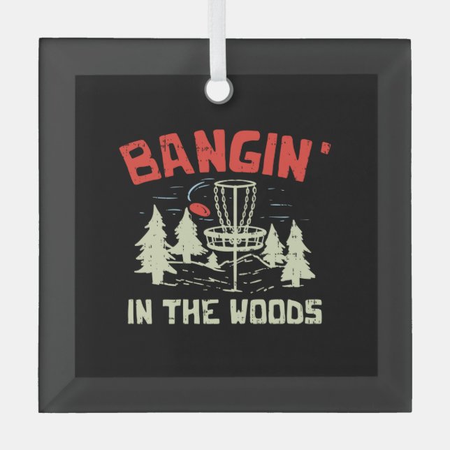 Adorno De Cristal Disco de golf (Anverso)