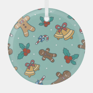 Adorno De Cristal Diseño de dulces para Navidades festivos