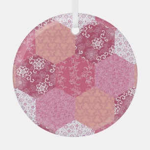 Adorno De Cristal Diseño de patrones de parches de estilo japonés