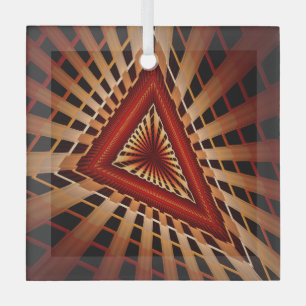 Adorno De Cristal Diseño gráfico fractal moderno de 3D Fantasy Netwo