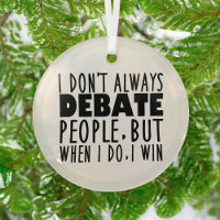 Divertido campeón del equipo de debate