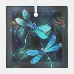 Adorno De Cristal Dragonflies