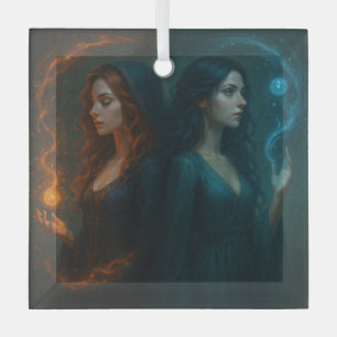 Adorno De Cristal Dualidad mística