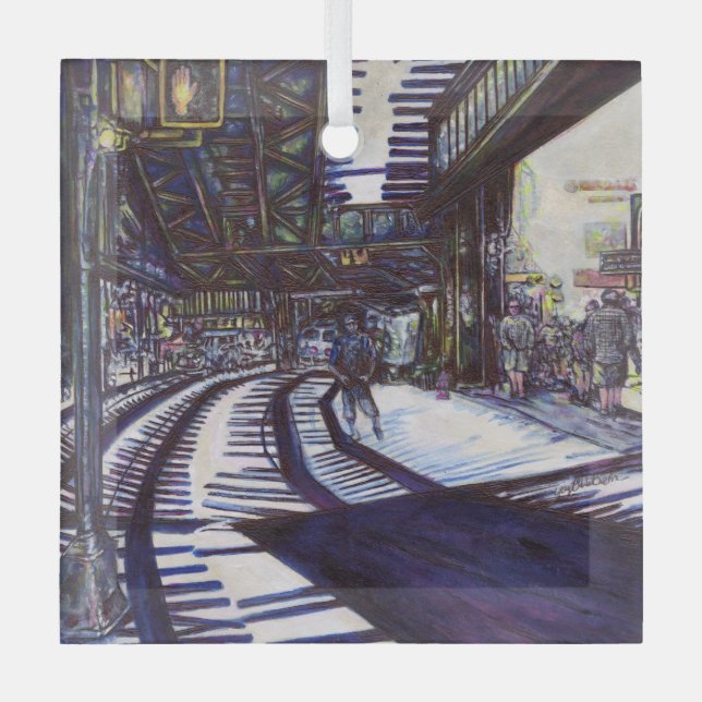 Adorno De Cristal Dustar el piano (Anverso)