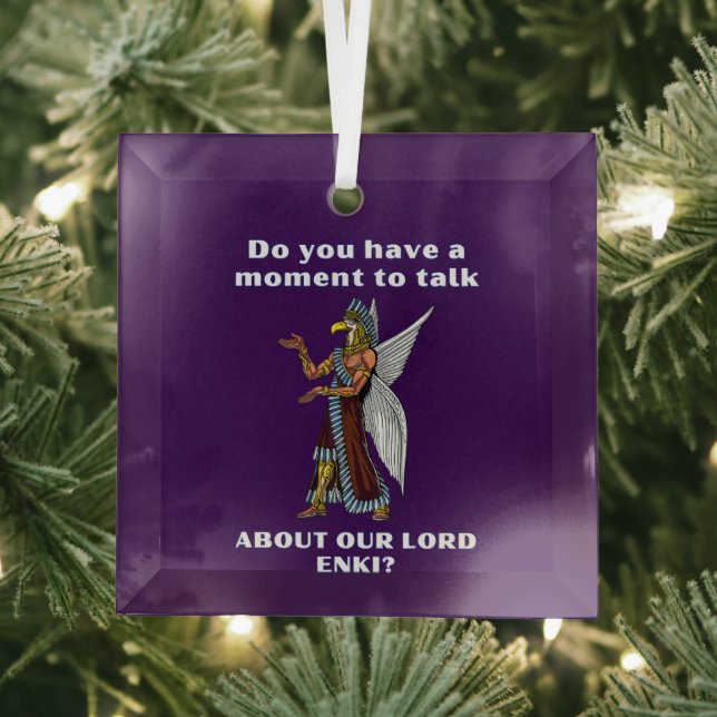 Adorno De Cristal El curioso OVNI Annunaki Alien (in situ)