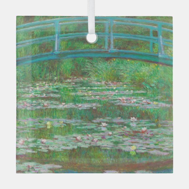 Adorno De Cristal El puente japonés Claude Monet (Anverso)
