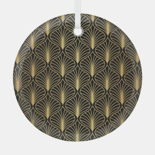 Adorno De Cristal Elegante Art Deco: Resumen de época