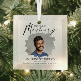 Adorno De Cristal Elegante Foto en Memoria Foto