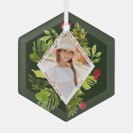 Adorno De Cristal Elegante Verdor Festividad Botánica Fotográfica