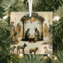 Escena de la Natividad de Navidad