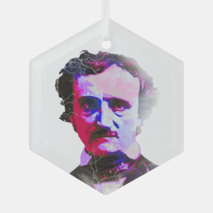 Adorno De Cristal Escritor poeta de Edgar Allan Poe