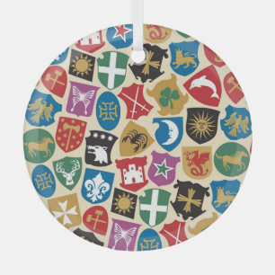 Adorno De Cristal Escudo de armas: Antecedentes heráldicos.