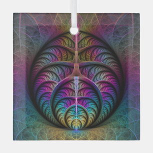 Adorno De Cristal Estructuras animadas arte fractal abstracto colori