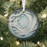 Adorno De Cristal Ethereal 3D Look Winter Scenter Glass Ornament<br><div class="desc">La preciosa imagen de una escena de invierno con aspecto 3D brillará y reflejará tus luces y complementará tu árbol de Navidad y el resto de tu casa de vacaciones. Colores magníficos.</div>