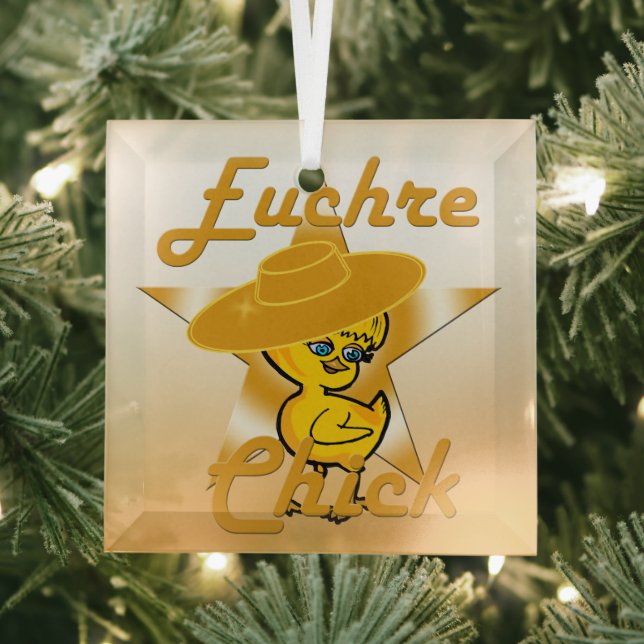 Adorno De Cristal Euchre Chick #10 (in situ)