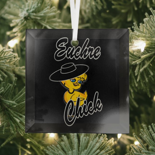 Adorno De Cristal Euchre Chick #4 (in situ)