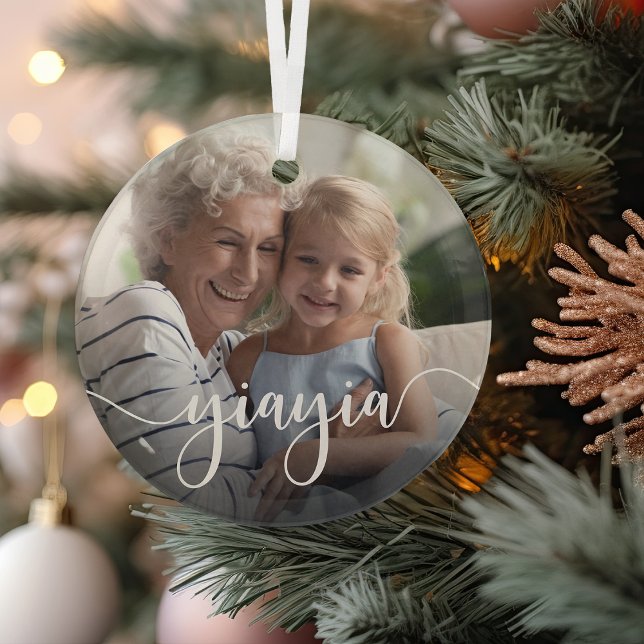 Adorno De Cristal Exposición de guión de la abuela de Yiayia (Subido por el creador)