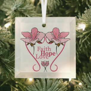 Adorno De Cristal FaItH, HoPe y LoVe