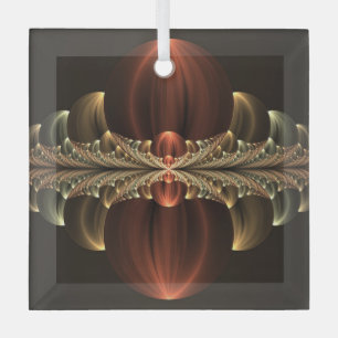 Adorno De Cristal Fantasía Construcción Brillante Resumen Arte Fract