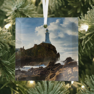 Adorno De Cristal Faros Islas del Canal de La Corbière