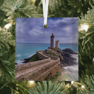 Adorno De Cristal Faros   Petit Minou Lighthouse Francia