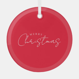 Adorno De Cristal Feliz Año Nuevo Feliz Navidad Temporada de Vacacio