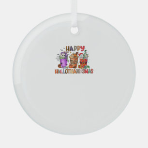 Adorno De Cristal Feliz Día de Acción de Gracias Hallothanksmas Gnom