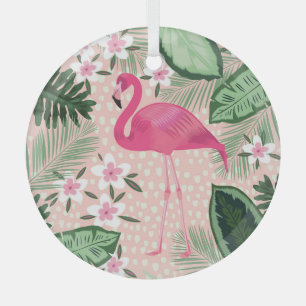 Adorno De Cristal Flamingo, palmeras, diseño de cocina