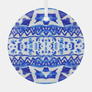 Adorno De Cristal Flecha Índigo Étnica Patrones Nativos