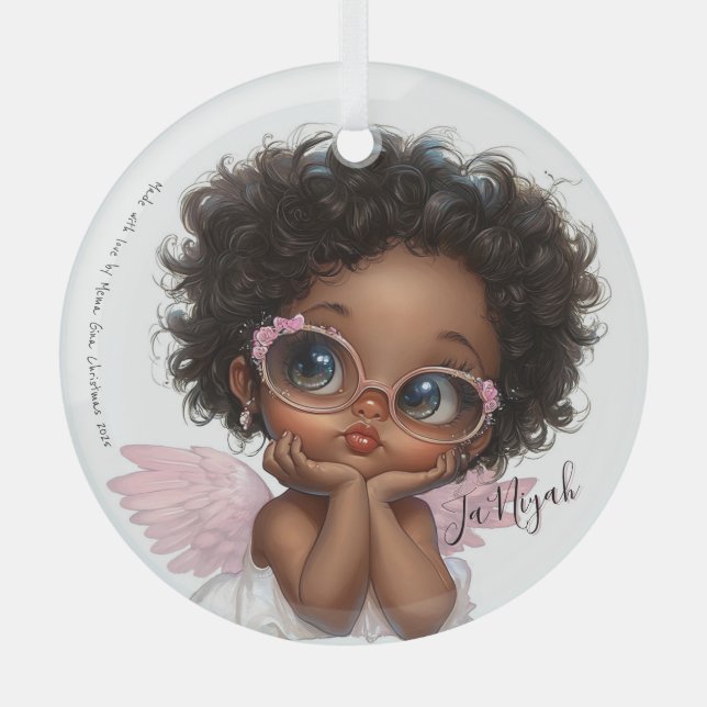 Adorno De Cristal Floral-Framed Curiosity (Anverso)