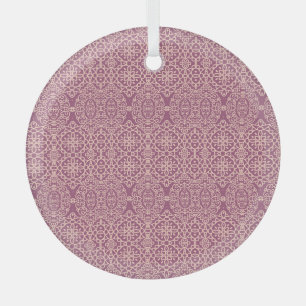Adorno De Cristal Floral Seamless: Hermoso fondo de patrón
