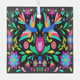 Adorno De Cristal Floral vibrante