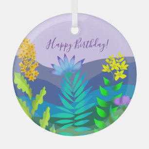 Adorno De Cristal Flores del desierto