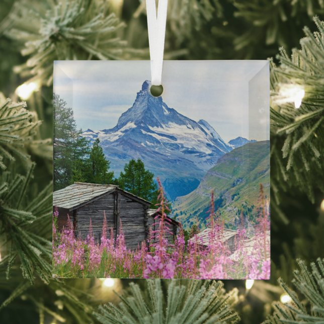 Adorno De Cristal Flores | Summer Matterhorn Suiza (in situ)