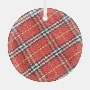 Adorno De Cristal Fondo clásico de textura de tartán