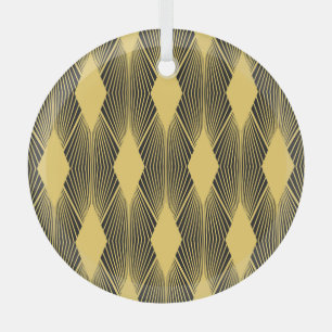 Adorno De Cristal Fondo geométrico abstracto Art Deco