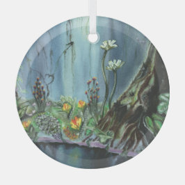 Adorno De Cristal Forest Garden