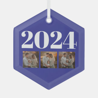 Adorno De Cristal Foto familiar de personalizado 2024 - Mascotas y f