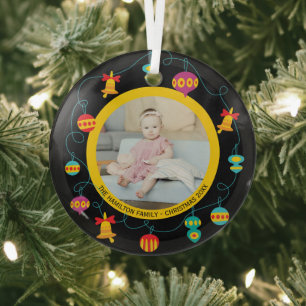 Adorno De Cristal Foto moderna de Wreath de navidades
