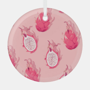 Adorno De Cristal Fruta del dragón: sin fisuras de alto detalle