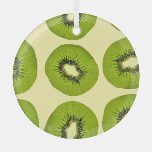 Adorno De Cristal Frutas tropicales jugosas: verano vibrante