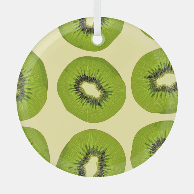 Adorno De Cristal Frutas tropicales jugosas: verano vibrante (Anverso)