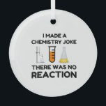 Adorno De Cristal Funny Science lover chemistry chiste<br><div class="desc">Chiste de química científica divertida</div>