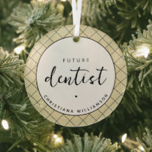 Futuro Dentista Elegante Patrón de Verificación Pe