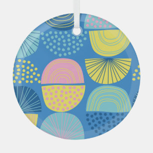 Adorno De Cristal Geométrico Nórdico: Fondo Resumen Moderno.