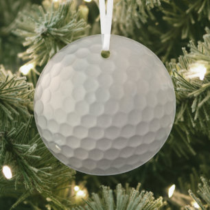 Adorno De Cristal Golf Ball Dimples