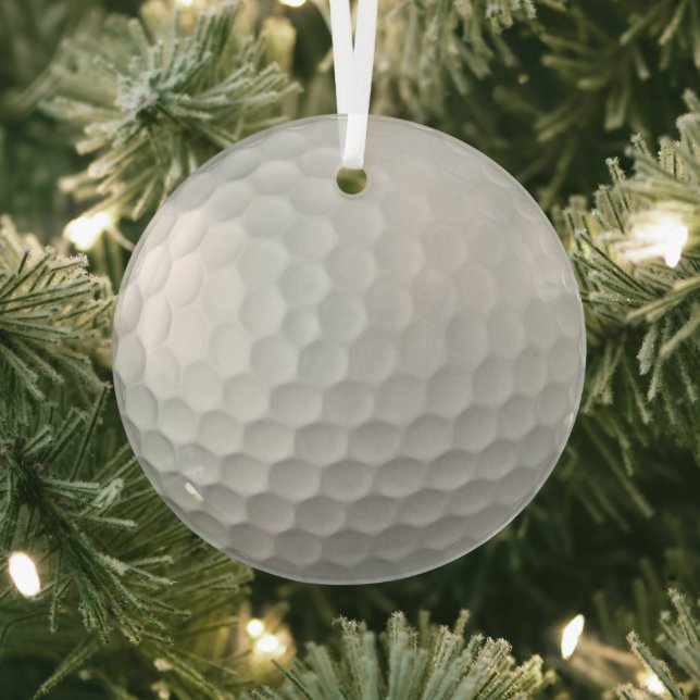 Adorno De Cristal Golf Ball Dimples (in situ)
