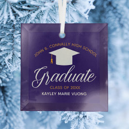 Adorno De Cristal Graduación de personalizados Navidades Graduados d