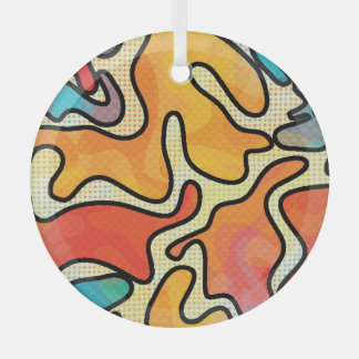 Adorno De Cristal Graffiti urbano: Textura de arte sin costura.