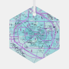 Adorno De Cristal Gráfico de aviación